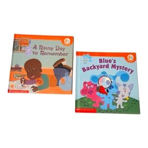 Scholastic Nick Jr Hard Cover 2-Book Bundle ~ Little Bill & Blue's Clues